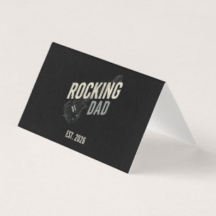 Rocking Dad Vintage Gitaar Zakelijke Kaart