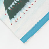 Rocking Dancing Sneeuwman Kerst Fleece Dekens (Hoek)