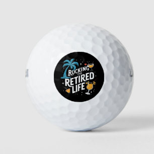 rocking het gepensioneerde leven zomer grappige pe golfballen