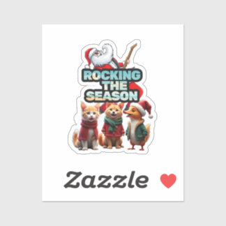 Rocking het seizoen sticker