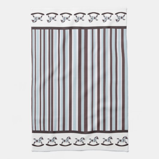 Rocking Horse American MoJo Kitchen Towel Theedoek (Verticaal)