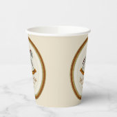 Rocking Horse Baby (gepersonaliseerd) Papieren Bekers (Links)