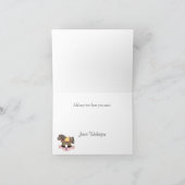 Rocking Horse Baby Girl Hartelijk dank Bedankkaart (Binnen)