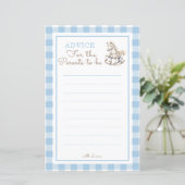 Rocking Horse Baby shower Advies voor de Ouders (Staand voorkant)