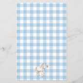 Rocking Horse Baby shower Advies voor de Ouders (Achterkant)