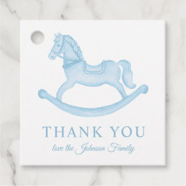 Rocking Horse Baby shower Bedankt Favor Tags Bedankjes Labels