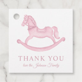 Rocking Horse Baby shower Hartelijk dank Bedankjes Labels