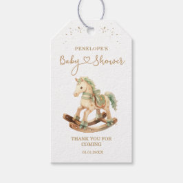 Rocking Horse Baby shower Hartelijk dank Cadeaulabel