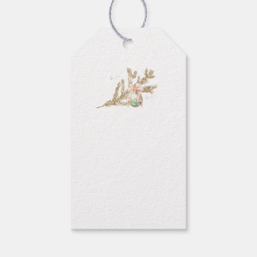 Rocking Horse Baby shower Hartelijk dank Cadeaulabel (Achterkant)