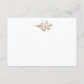 Rocking Horse Baby shower Hartelijk dank Informatiekaartje (Achterkant)