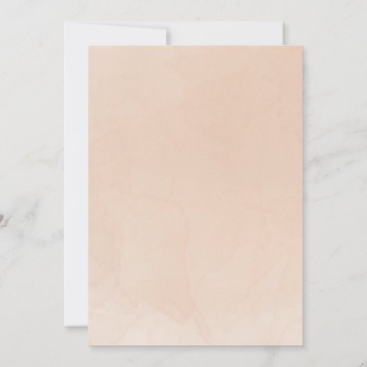  Rocking Horse Baby shower Invitation Kaart (Achterkant)