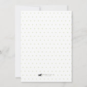 Rocking Horse Baby shower Invitation Mint Kaart (Achterkant)