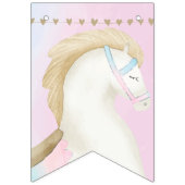 Rocking Horse Blauw Roze Geslachtsneutraal Baby sh Vlaggetjes (Tweede vlag)