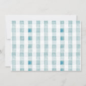 Rocking Horse Blue Boy Foto 1 september Kaart (Achterkant)