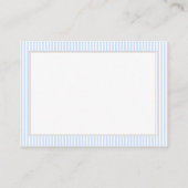 Rocking Horse Blue Toile De Jouy Luier Raffle Informatiekaartje (Achterkant)