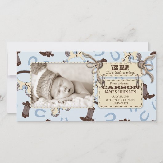 Rocking Horse Boy Fotokaart 2 Aankondiging (Voorkant)