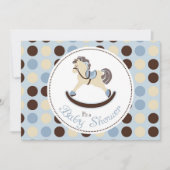 Rocking Horse Boy Invitation Card 2 Kaart (Voorkant)