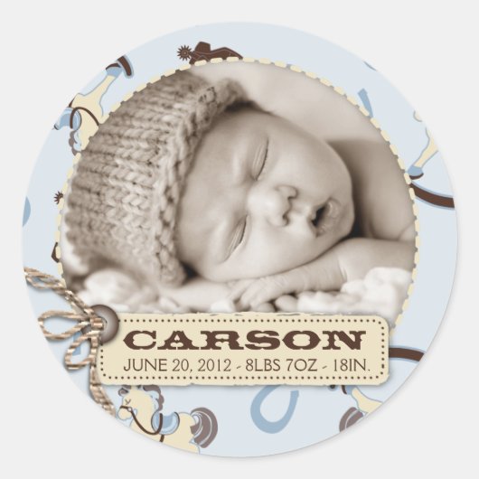 Rocking Horse Boy Sticker R (Voorkant)