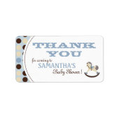 Rocking Horse Boy TY Label B (Voorkant)