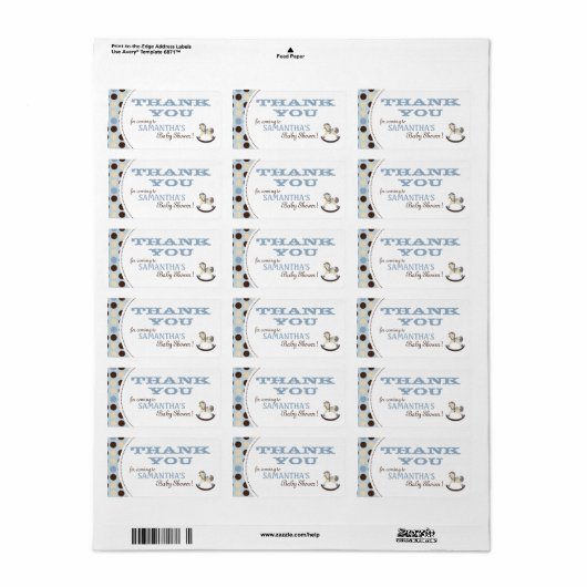 Rocking Horse Boy TY Label B (Full Sheet)