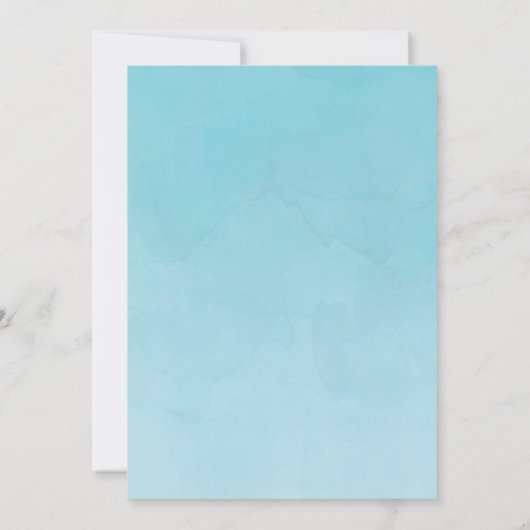 Rocking Horse Boys Baby shower Uitnodiging (Achterkant)