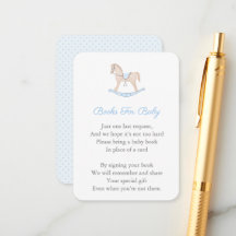 Rocking Horse brengt een boek Baby shower