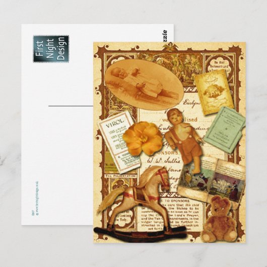 Rocking Horse Briefkaart (Voorkant / Achterkant)