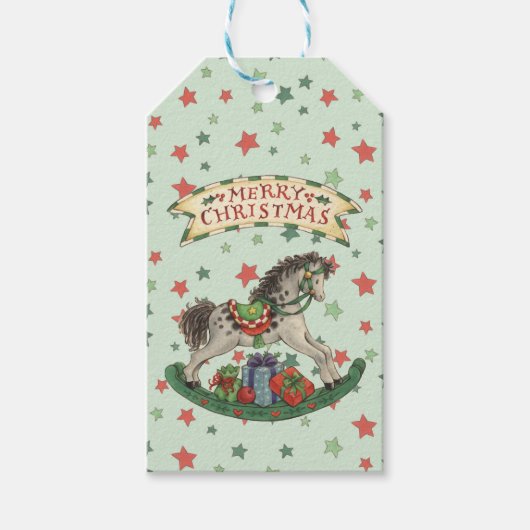 Rocking Horse Cadeaulabel (Voorkant)