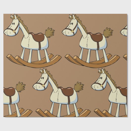 Rocking Horse Cadeaupapier (Vlak)