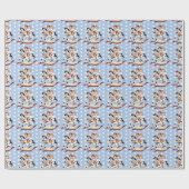  Rocking Horse Cadeaupapier (Vlak)