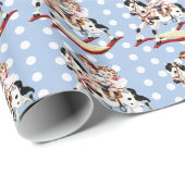  Rocking Horse Cadeaupapier (Rol Hoek)