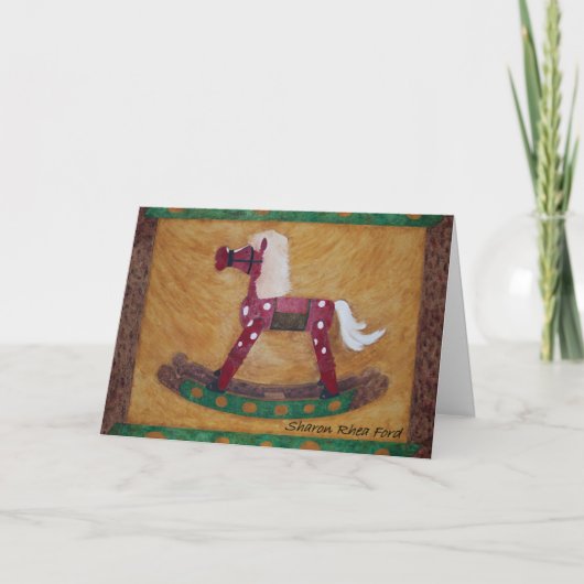Rocking Horse Card door SRF Feestdagen Kaart (Voorkant)