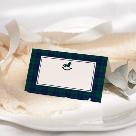 Rocking Horse Classic Luxe plaid Plaats kaarten