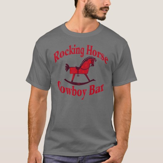 Rocking Horse Cowboy Bar T-shirt (Voorkant)