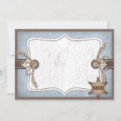 Rocking Horse Cowboy Hartelijk dank Bedankkaart (Achterkant)