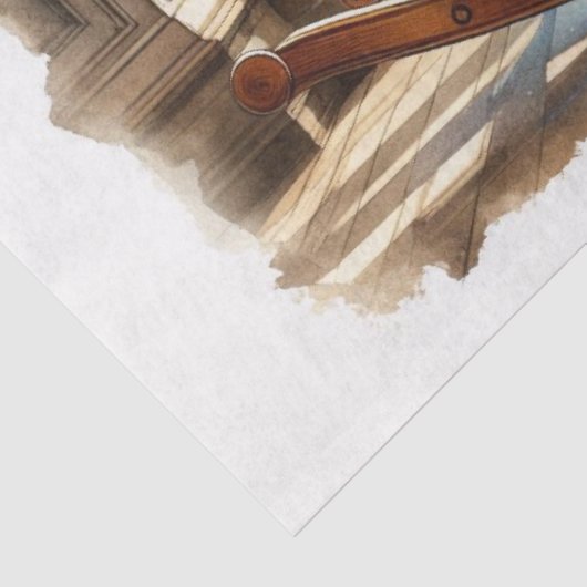 Rocking Horse Decoupage Tissue Paper Tissuepapier (Detail)