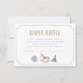 Rocking Horse Diaper Raffle Kaart (Voorkant)