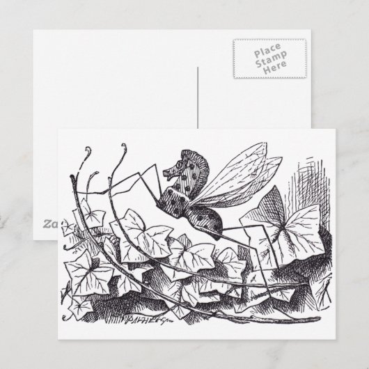 Rocking Horse Fly Briefkaart (Voorkant / Achterkant)