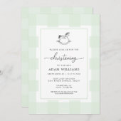 Rocking Horse Green Gingham Kaart (Voorkant / Achterkant)