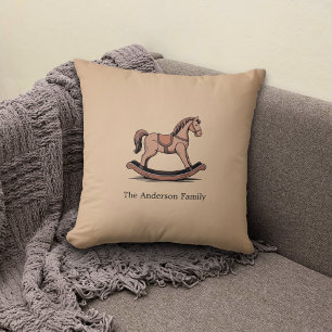 Rocking Horse - Houten speelgoed Kussen