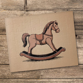 Rocking Horse - Houten speelgoed Legpuzzel