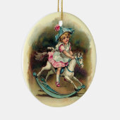 Rocking Horse Keramisch Ornament (Rechts)