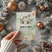 Rocking Horse Kerstfeest Uitnodiging