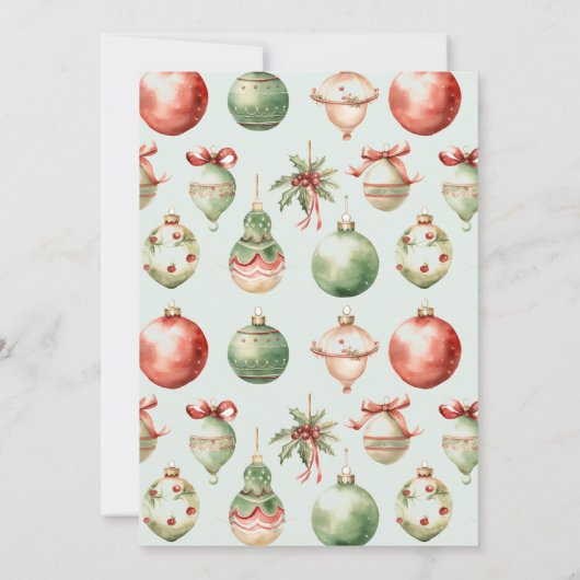 Rocking Horse Kerstvakantie Baby shower Kaart (Achterkant)