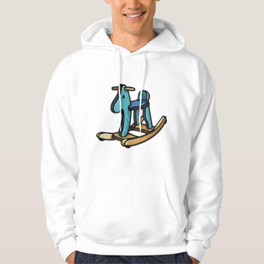 Rocking Horse Mannen Hoodie (Voorkant)