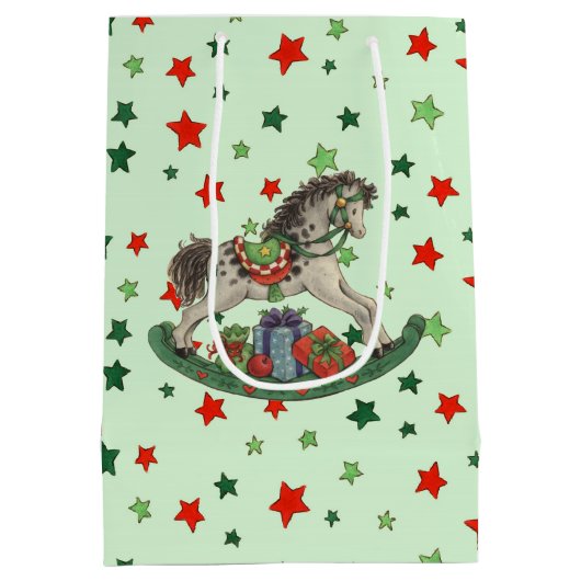 Rocking Horse Medium Cadeauzakje (Achterkant)