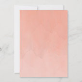  Rocking Horse Meisjes Baby shower Uitnodiging (Achterkant)