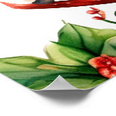 Rocking Horse Merry kerst Poster (Hoek)