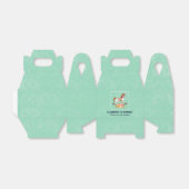  Rocking Horse met Floral Bouquet Bedankdoosjes (Uitgevouwen)