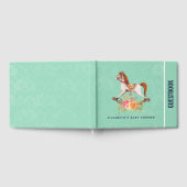  Rocking Horse met Floral Bouquet Gastenboek (Volledig)